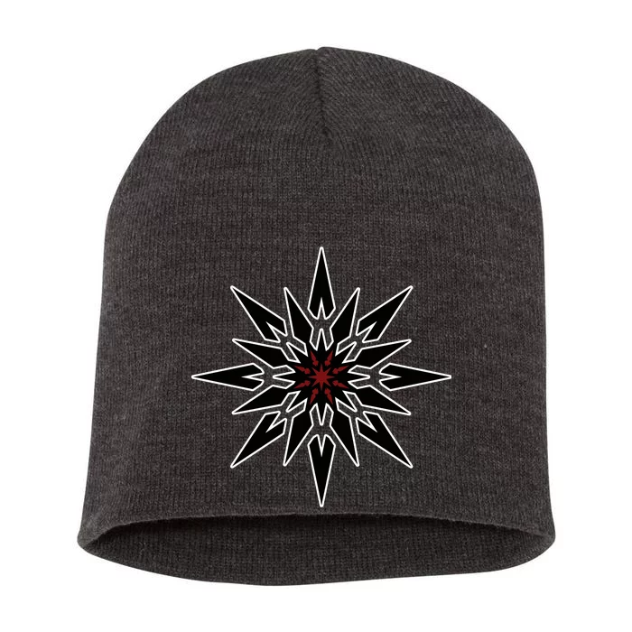 Chaos Star Short Acrylic Beanie