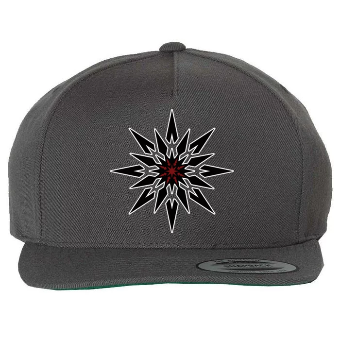 Chaos Star Wool Snapback Cap