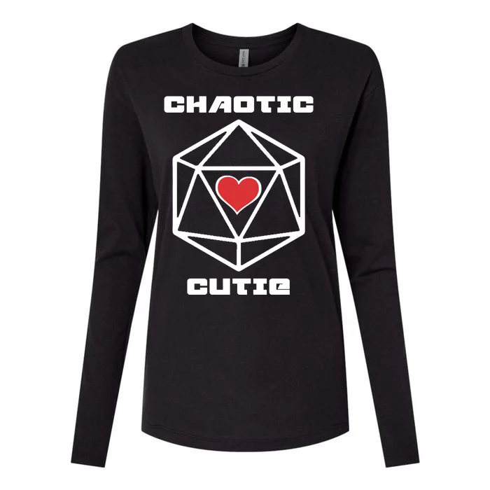 Chaotic Cutie Womens Cotton Relaxed Long Sleeve T-Shirt