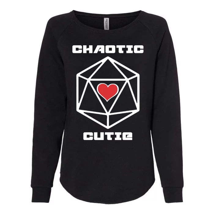 Chaotic Cutie Womens California Wash Sweatshirt