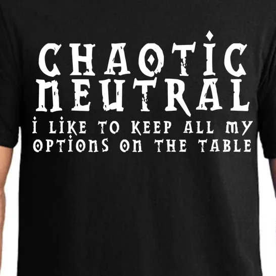 Chaotic Neutral Alignment Pajama Set