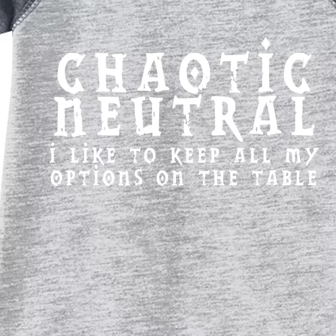 Chaotic Neutral Alignment Infant Baby Jersey Bodysuit