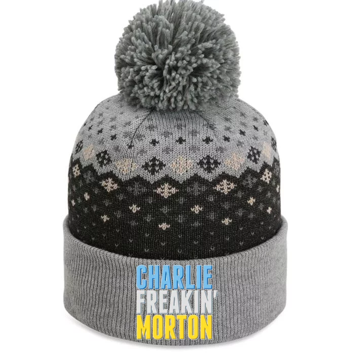 Charlie Freakin' Morton Tampa Bay baseball The Baniff Cuffed Pom Beanie