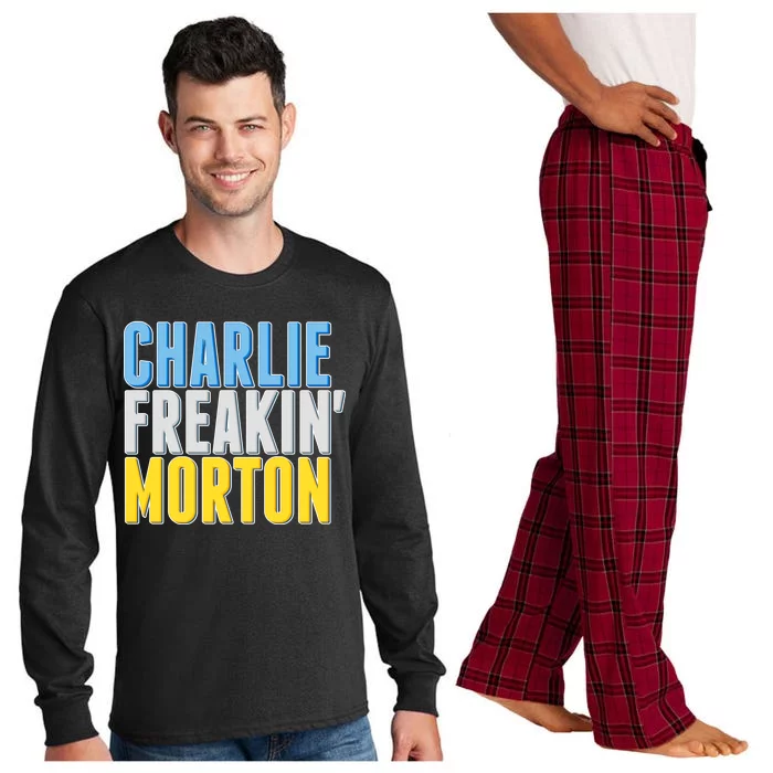 Charlie Freakin' Morton Tampa Bay baseball Long Sleeve Pajama Set