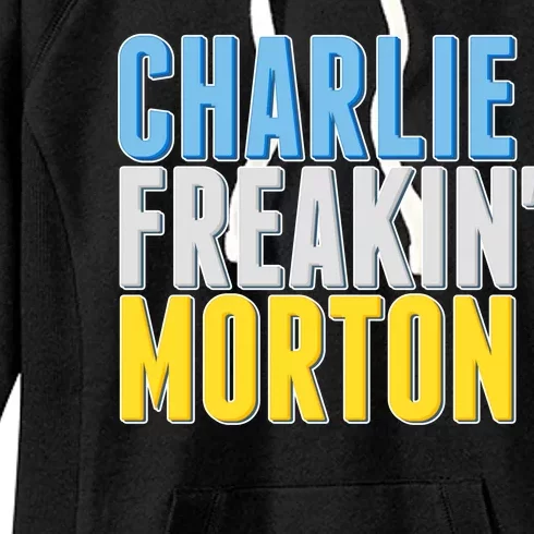 Charlie Freakin' Morton Tampa Bay baseball Women's Fleece Hoodie