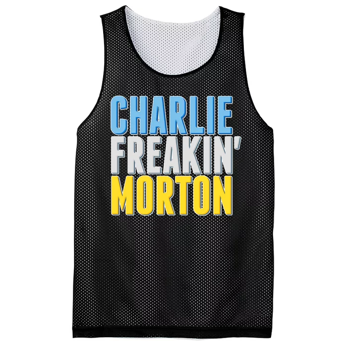 Charlie Freakin' Morton Tampa Bay baseball Mesh Reversible Basketball Jersey Tank