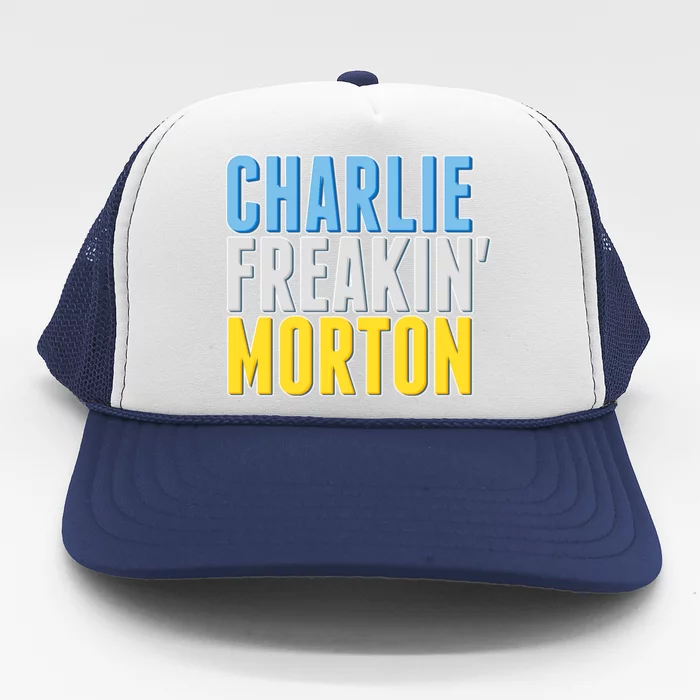 Charlie Freakin' Morton Tampa Bay baseball Trucker Hat