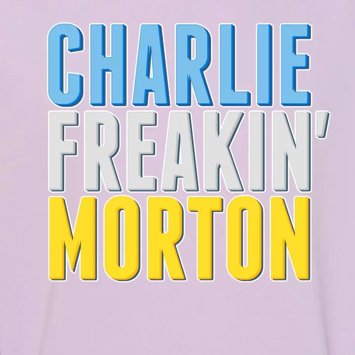 Charlie Freakin' Morton Tampa Bay baseball Garment-Dyed Sweatshirt