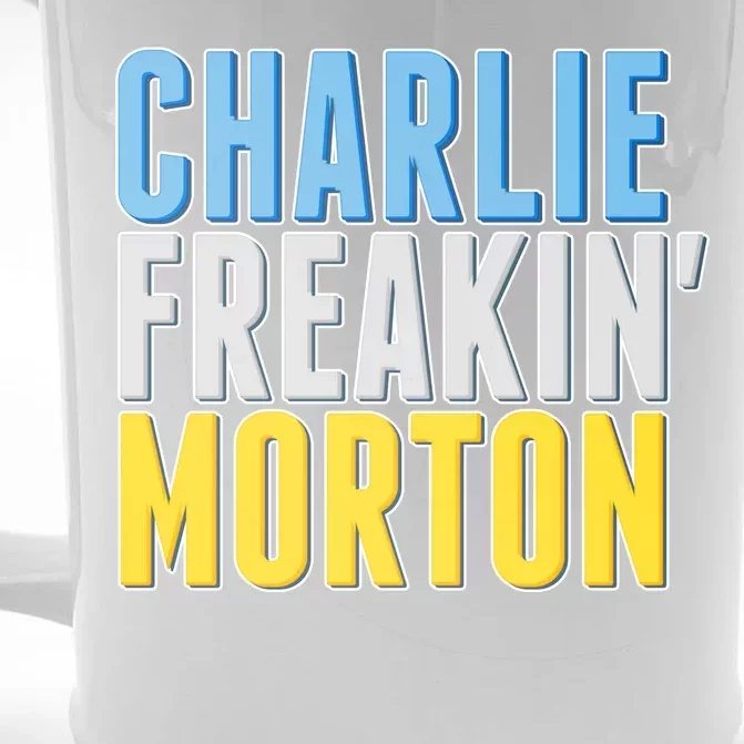 Charlie Freakin' Morton Tampa Bay baseball Front & Back Beer Stein