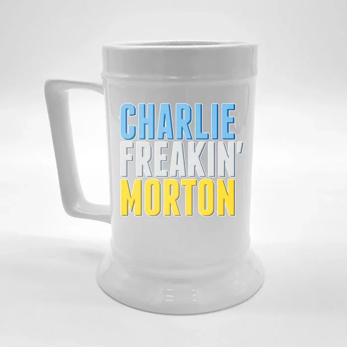 Charlie Freakin' Morton Tampa Bay baseball Front & Back Beer Stein