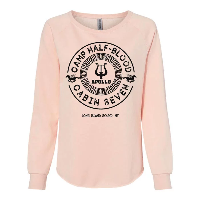 Camp Half Blood Percy Jackson Cabin Seven Womens California Wash Sweatshirt