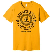 Camiseta Percy Jackson - Camp Half-Blood - Cabina Sete - Ap