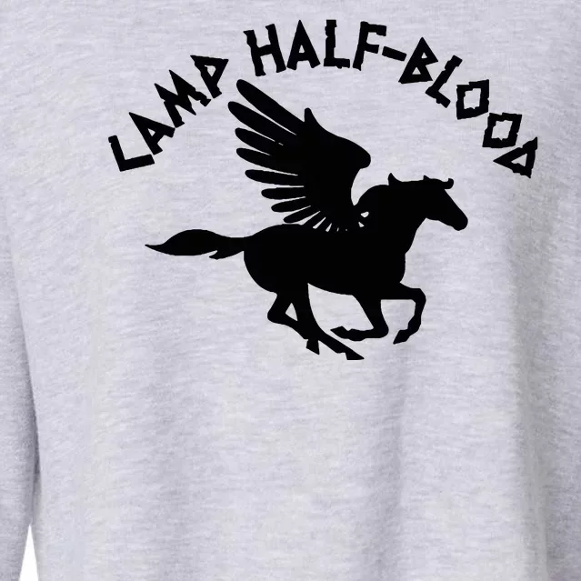 Camp Half Blood Percy Jackson Cropped Pullover Crew