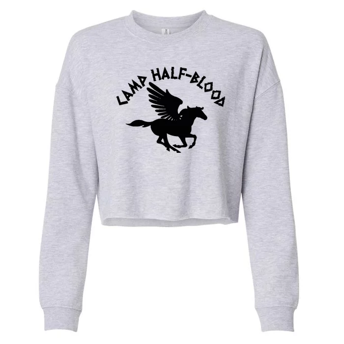 Camp Half Blood Percy Jackson Cropped Pullover Crew