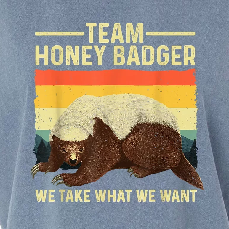 Cute Honey Badger Art For Men Women Ratel Honey Badger Lover Garment-Dyed Women's Muscle Tee