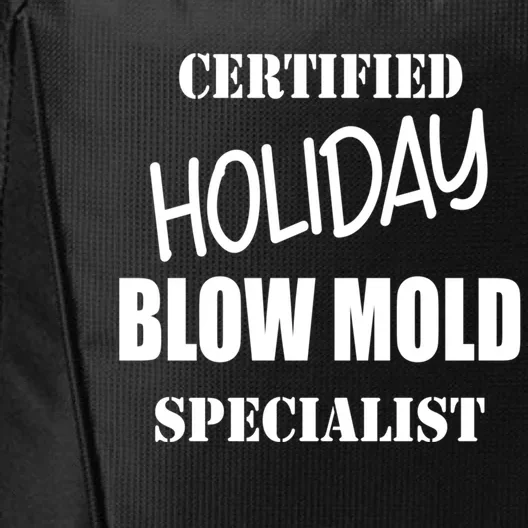 Certified Holiday Blow Mold Specialist Gift City Backpack