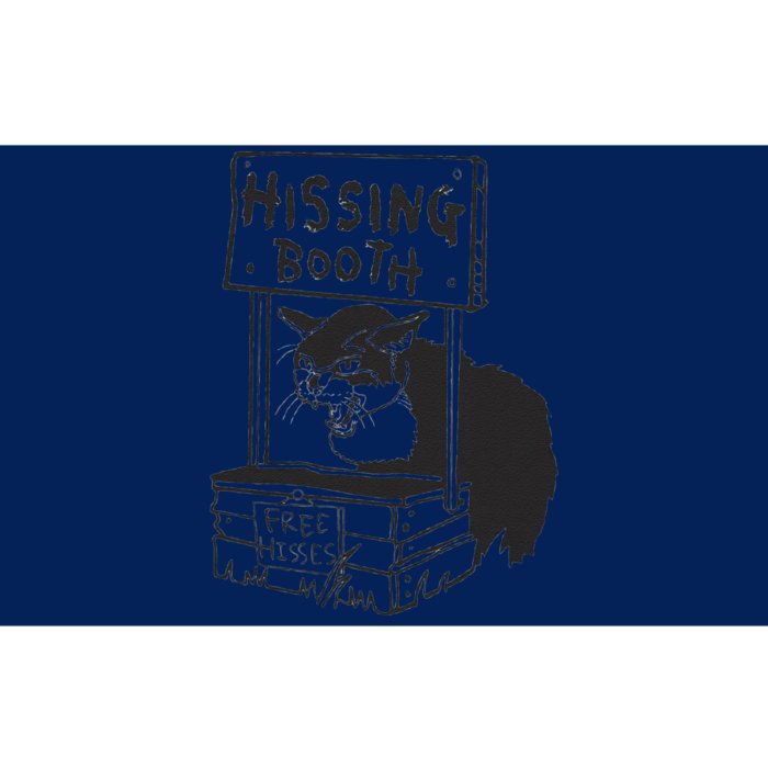 Cat Hissing Booth Free Hisses Bumper Sticker