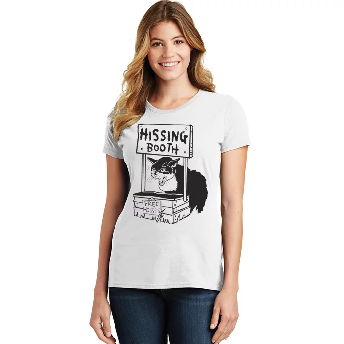 Cat Hissing Booth Free Hisses Women's T-Shirt