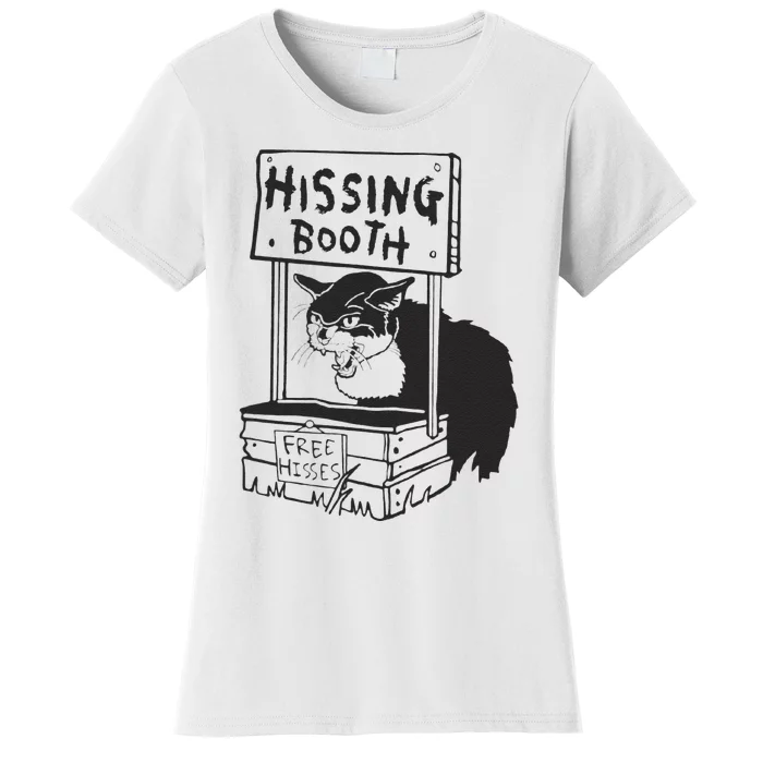 Cat Hissing Booth Free Hisses Women's T-Shirt