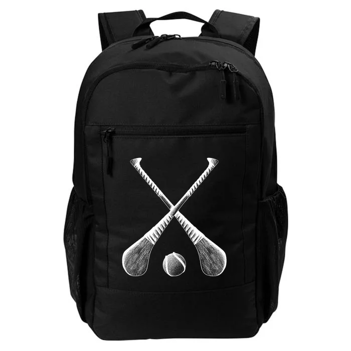 Crossed Hurling Bats Daily Commute Backpack