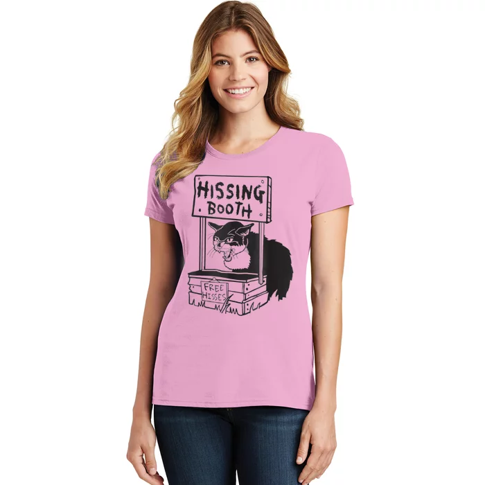 Cat Hissing Booth Free Hisses Women's T-Shirt