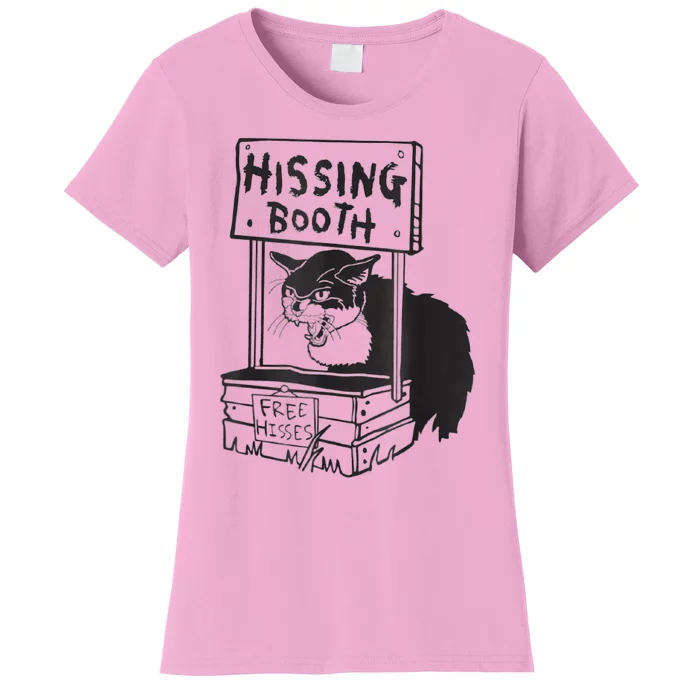 Cat Hissing Booth Free Hisses Women's T-Shirt