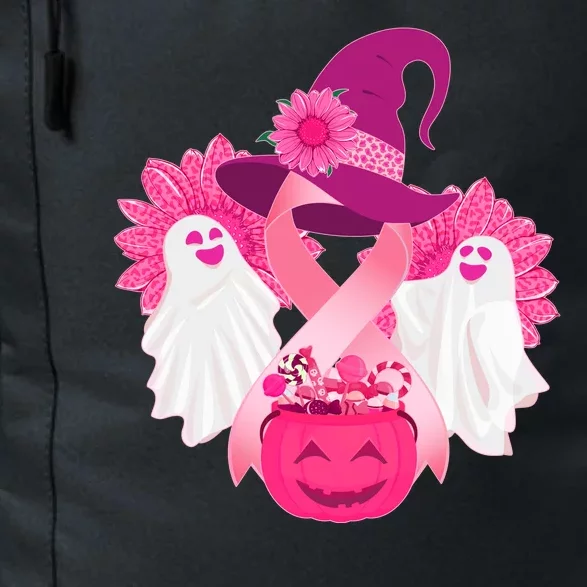 Cute Halloween Breast Cancer Awareness Daily Commute Backpack