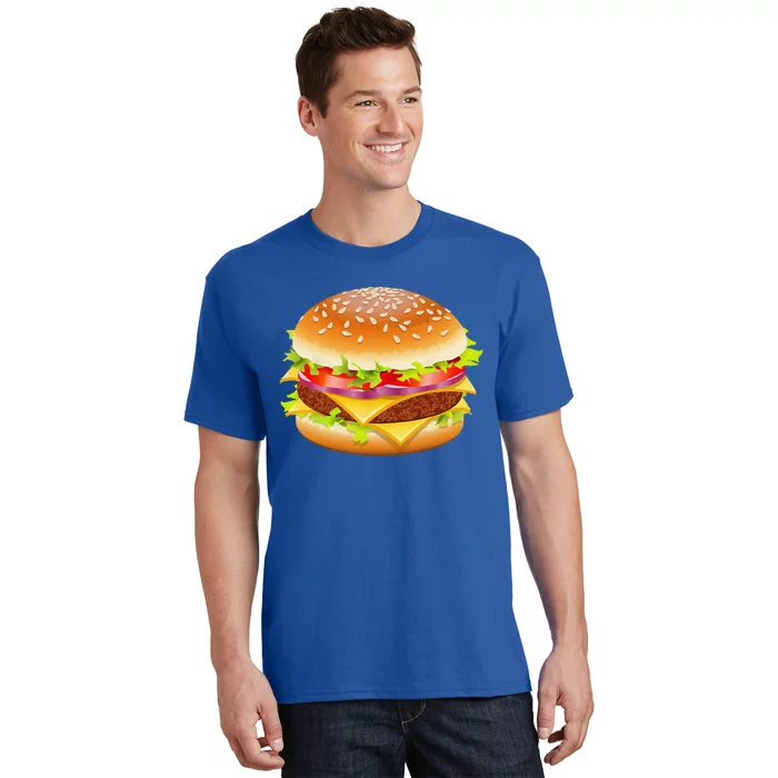 Cheeseburger Hamburger Burger Funny Food Halloween Costume T-Shirt