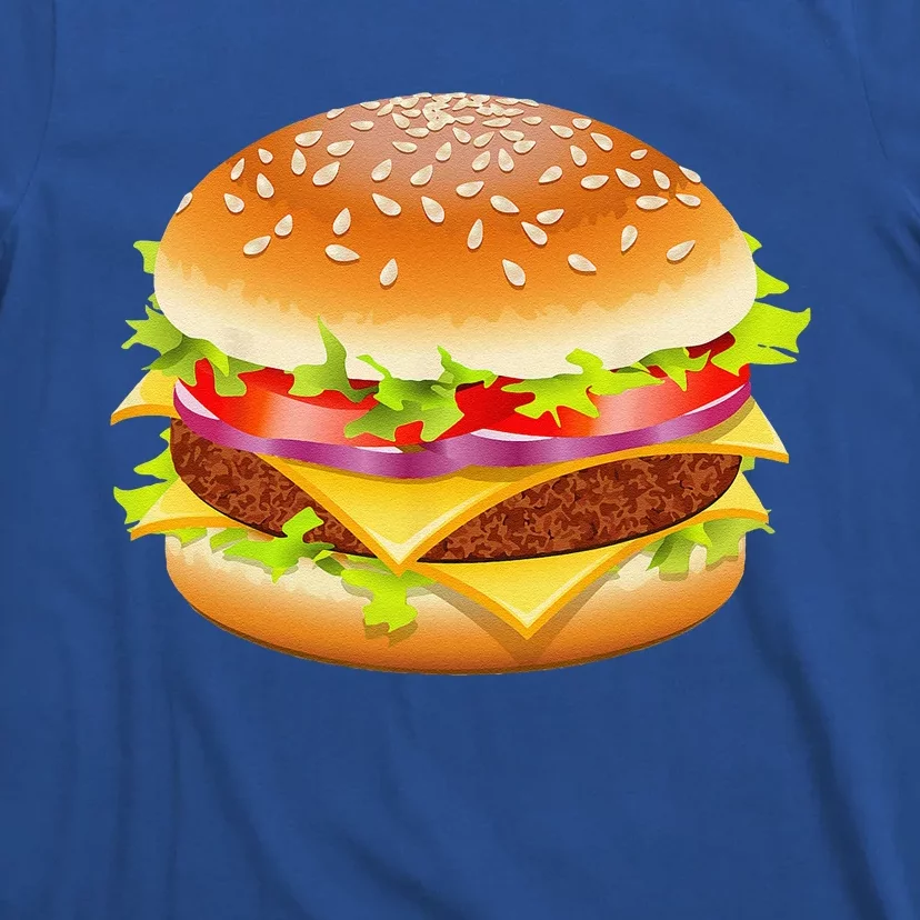 Cheeseburger Hamburger Burger Funny Food Halloween Costume T-Shirt