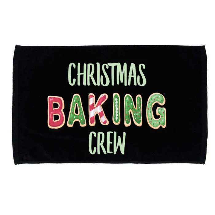 Christmas Holiday Baking Cookie Crew Team Funny Gift Microfiber Hand Towel