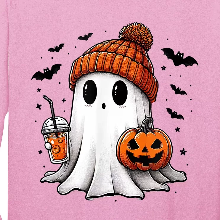 Cute Halloween Bougie Ghost Long Sleeve Shirt