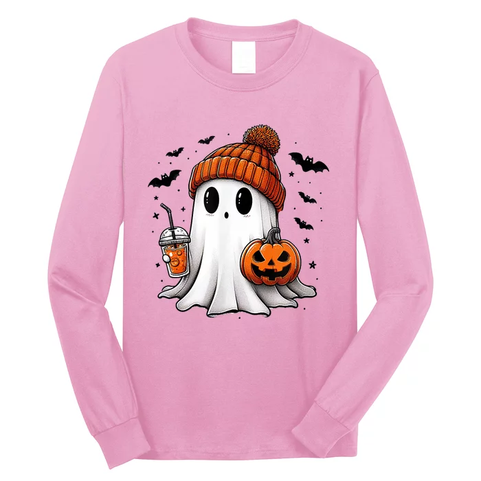 Cute Halloween Bougie Ghost Long Sleeve Shirt