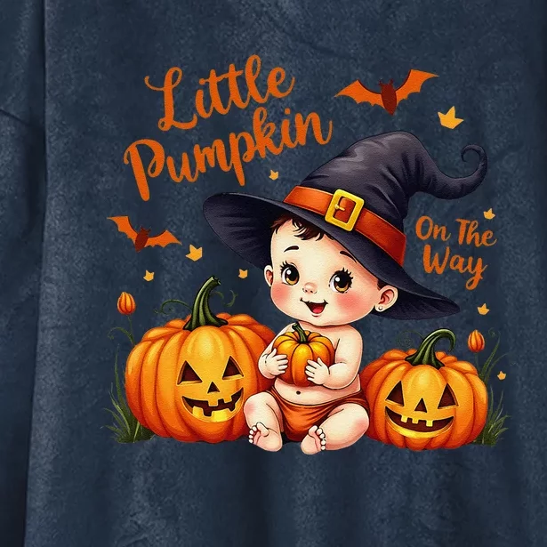 Cute Halloween Baby Announcement Hooded Wearable Blanket