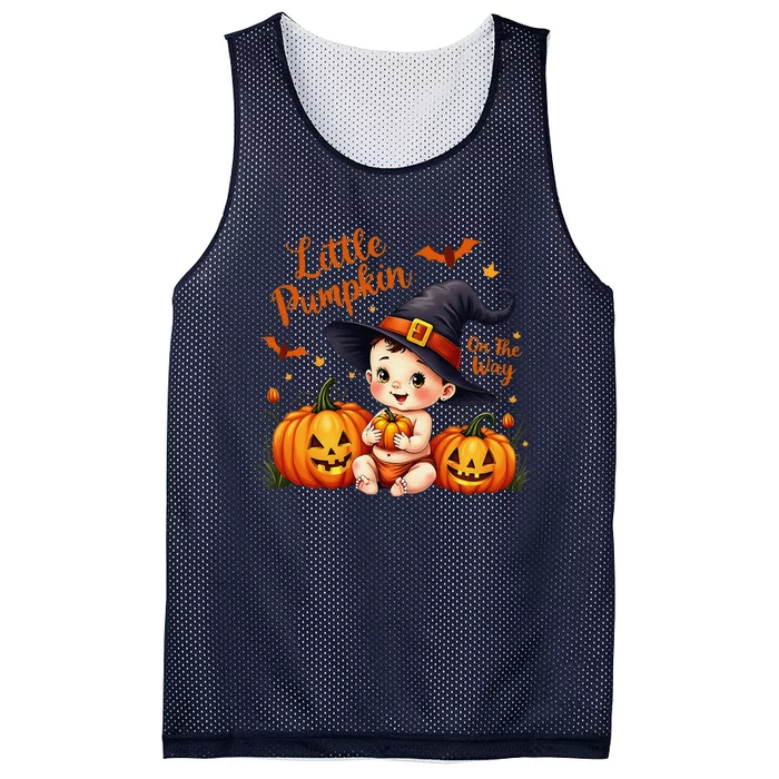 Cute Halloween Baby Announcement Mesh Reversible Basketball Jersey Tank