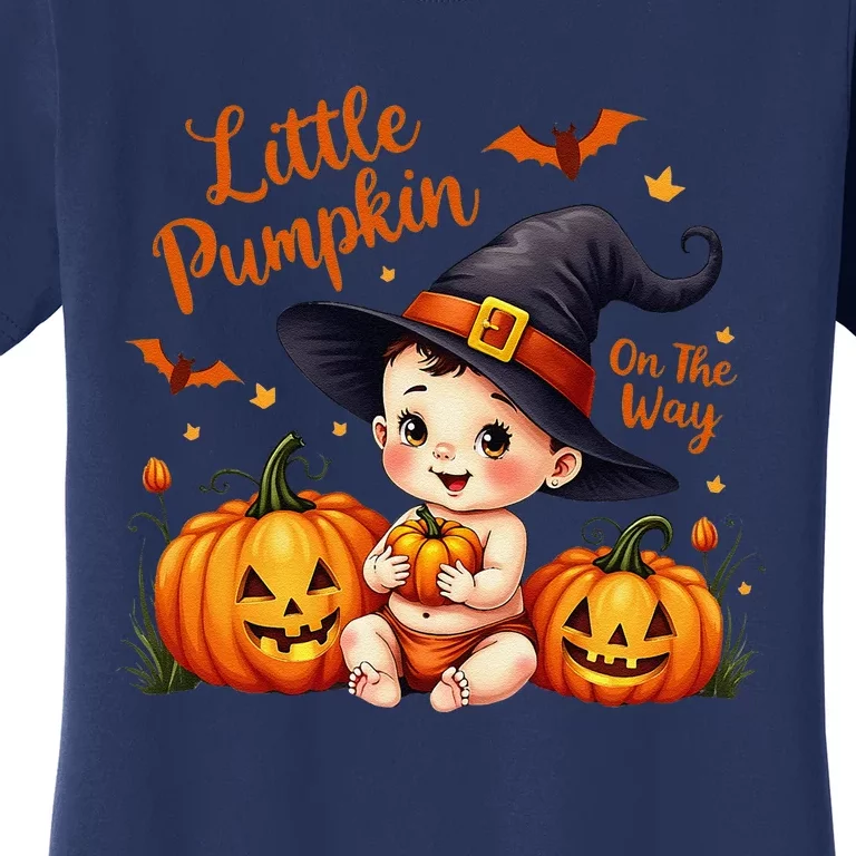 Cute Halloween Baby Announcement Women's T-Shirt