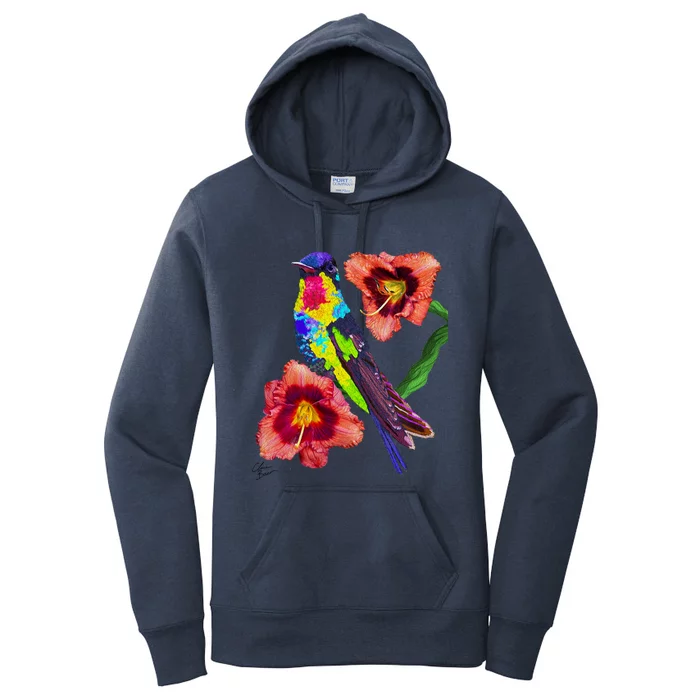 Colorful Hummingbird Bird Animal Birthday Mother’s Earth Day Gift Women's Pullover Hoodie