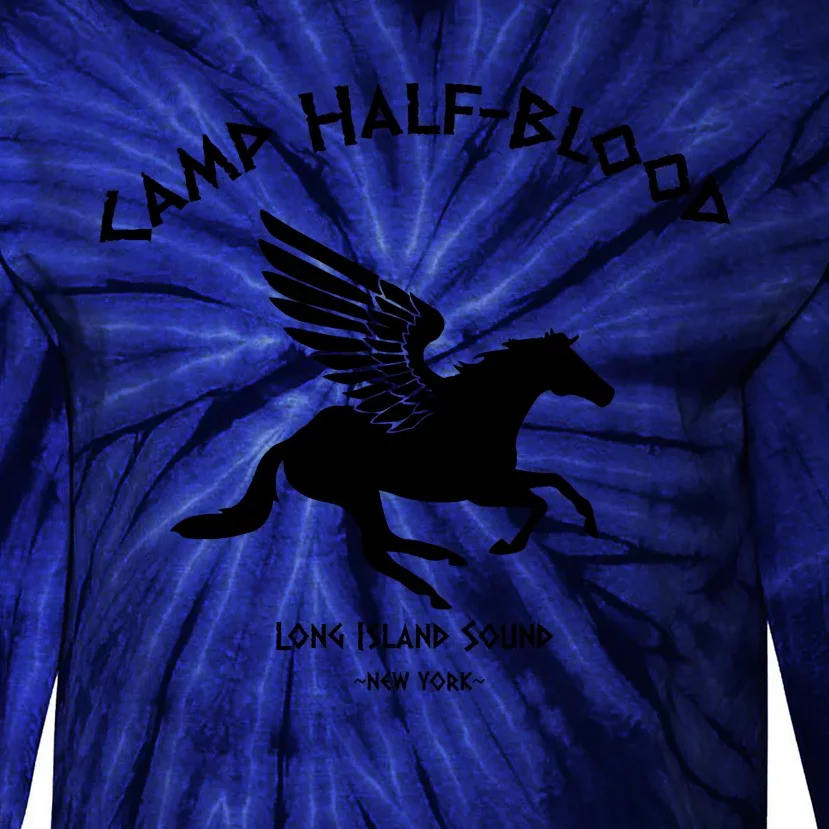 Camp Half Blood Percy Jackson Tie-Dye Long Sleeve Shirt