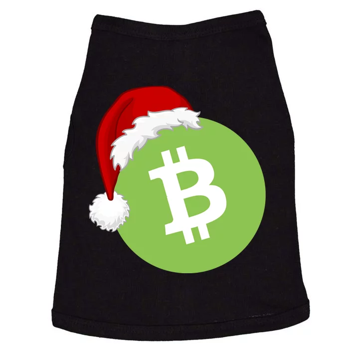 Christmas Hat Bitcoin Cash Funny Santa Hat Bitcoin Cash Funny Bitcoin Cash Doggie Tank