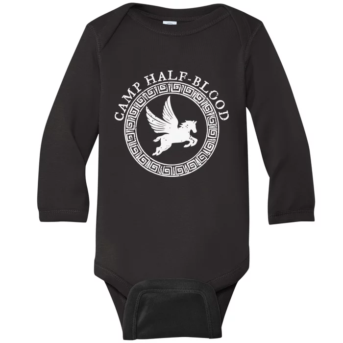 Camp Halfblood Blood Baby Long Sleeve Bodysuit