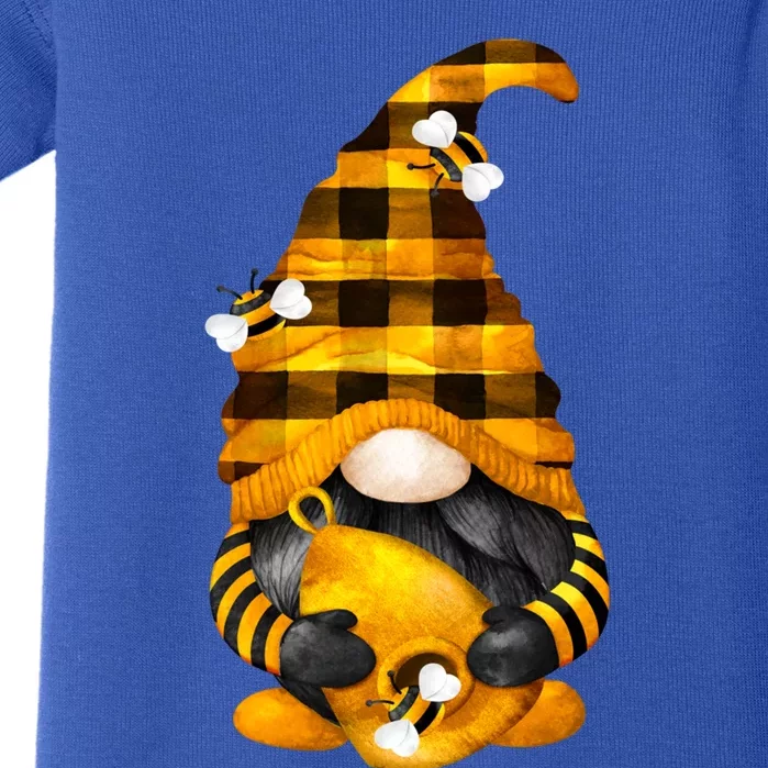 Cute Honey Bee Gnome For Xmas Matching Couple And Beekeeper Funny Gift Baby Bodysuit