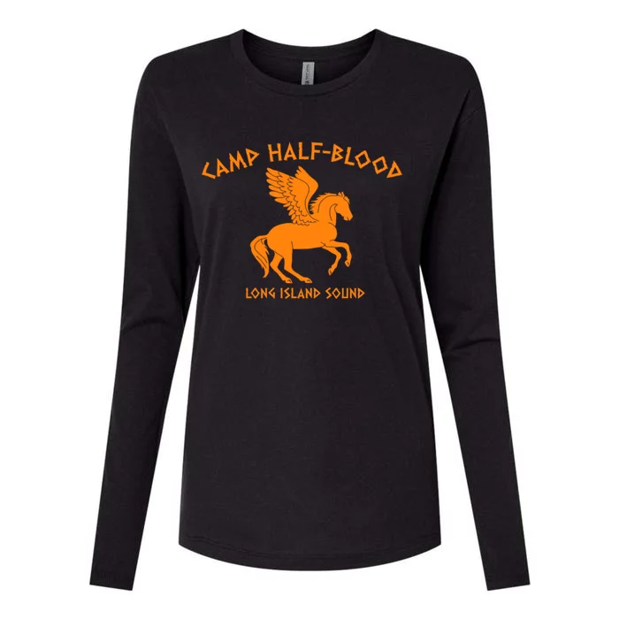 Camp Half Blood Percy Jackson Womens Cotton Relaxed Long Sleeve T-Shirt