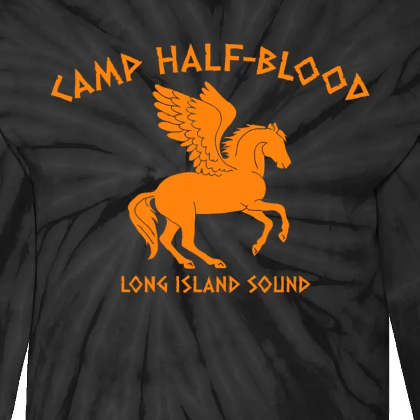 Camp Half Blood Percy Jackson Tie-Dye Long Sleeve Shirt