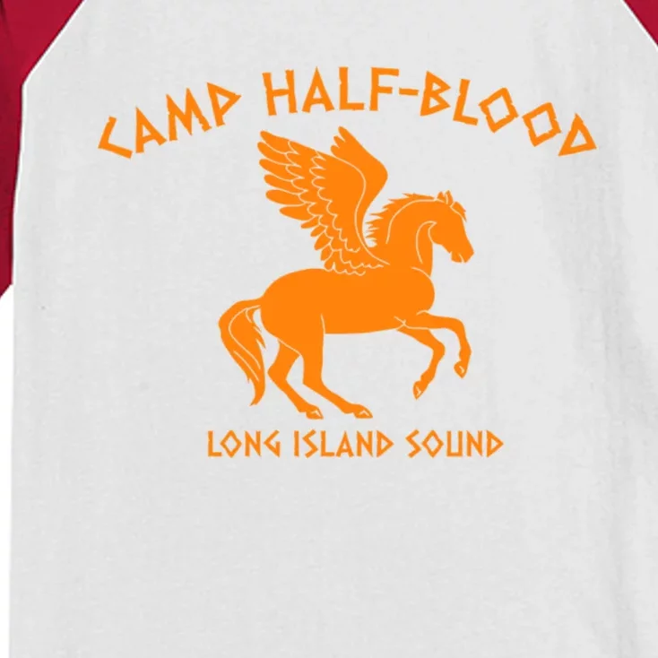 Camp Half Blood Percy Jackson Kids Colorblock Raglan Jersey