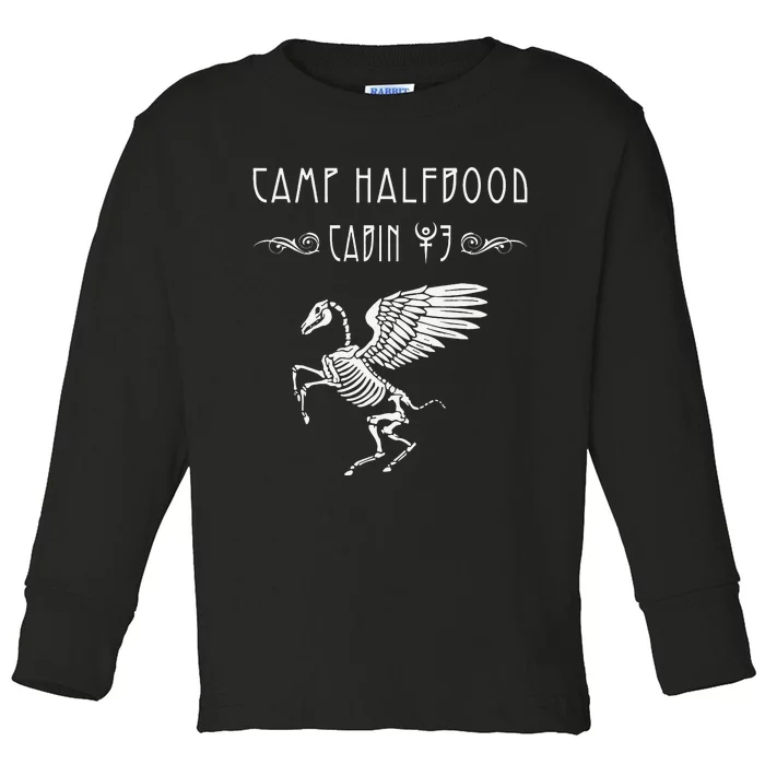 Camp Half blood Cabin Hades Lover Toddler Long Sleeve Shirt