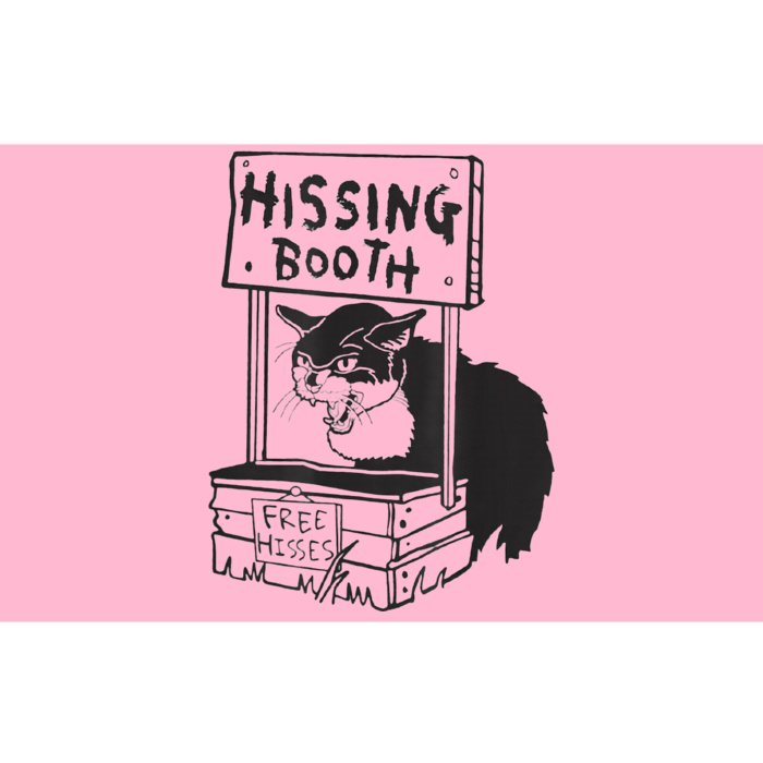 Cat Hissing Booth Free Hisses Bumper Sticker