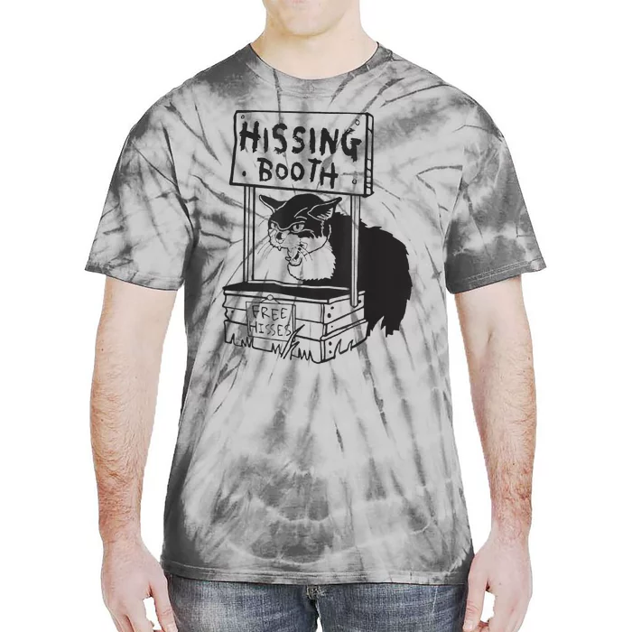 Cat Hissing Booth Free Hisses Tie-Dye T-Shirt