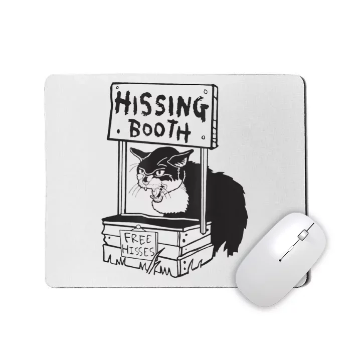 Cat Hissing Booth Free Hisses Mousepad