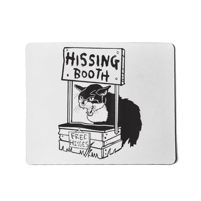 Cat Hissing Booth Free Hisses Mousepad