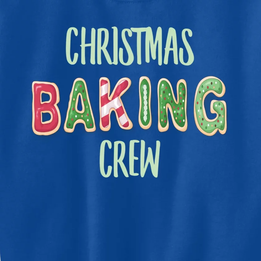 Christmas Holiday Baking Cookie Crew Team Funny Gift Kids Sweatshirt