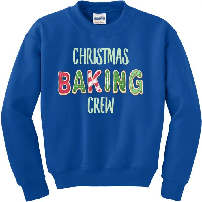 Christmas Holiday Baking Cookie Crew Team Funny Gift Kids Sweatshirt